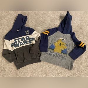 2 Boys Sweatshirts Size 7